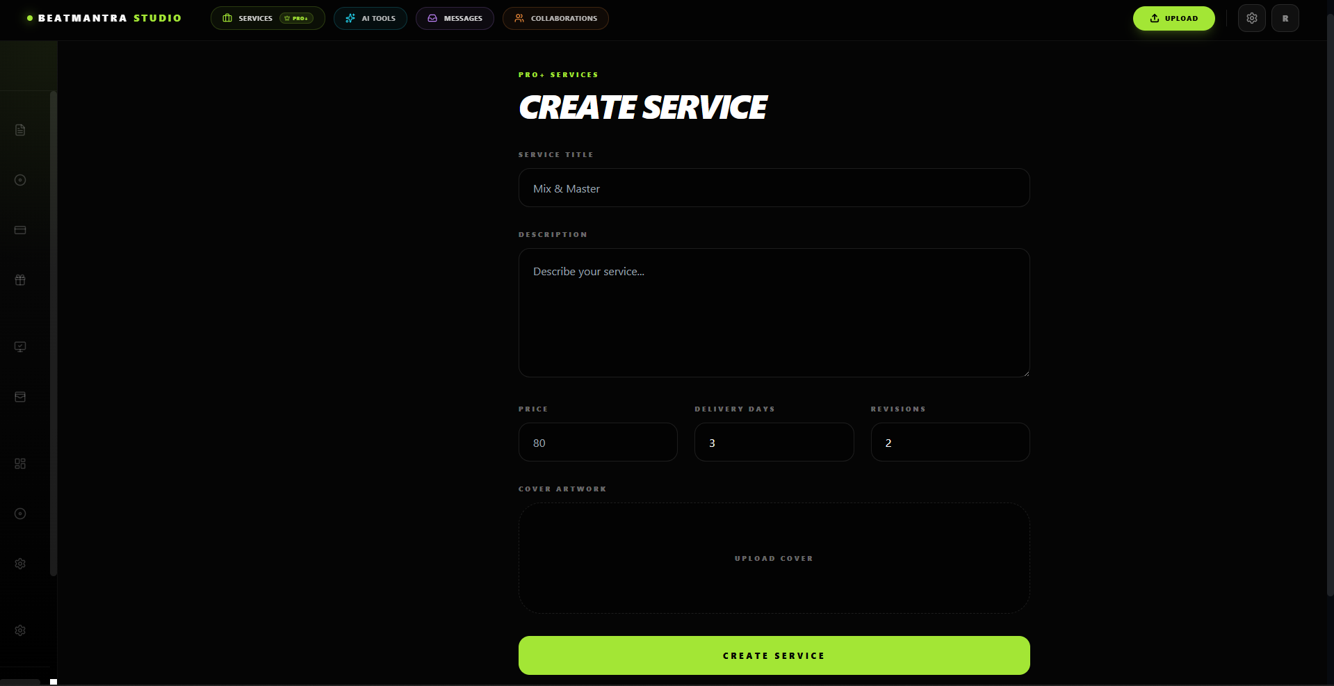 Create Service